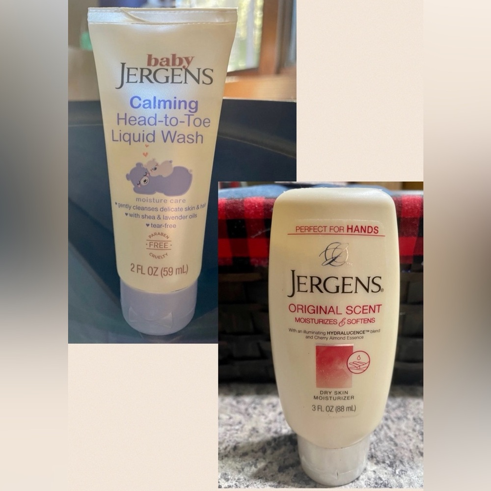 Bundle of Baby Jergens Calming Liquid Wash & Jergens Original Scent Moisturizer